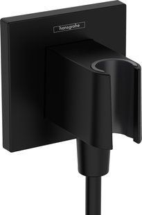 Шлангове під'єднання Hansgrohe FixFit Porter E з тримачем Matt Black 26889670