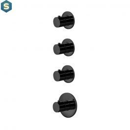 Термостат для душу/ванни Paffoni Modular Box black matt MDE019NO, Черный матовый