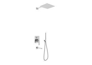 Душева система Kohlman Experience 20 chrome + BOX прихованого монтажу QW211EQ20, Хром