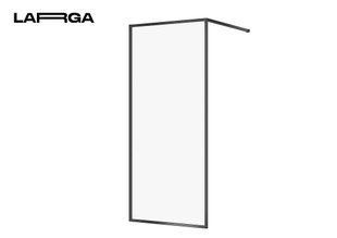 Душова кабіна Cersanit Larga Walk-in 90x200 профіль чорний S932-138, чорний