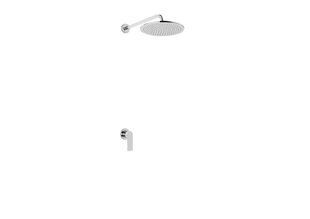 Душевая система Kohlman Proxima 20 chrome + BOX скрытого монтажа QW220PR20, Хром