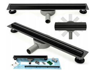 Душевой канал Rea Neo Slim Pro black 70 см REA-G8901