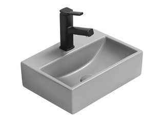 Умивальник Mexen mini 40 light grey matt накладний підвісний MEX-21094061, Каппучино