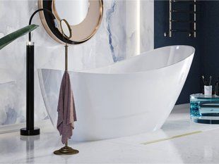 Ванна Miraggio Marina 1745x725 глянцевая 0002005, Белый