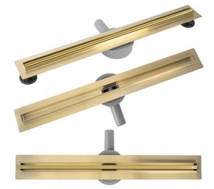 Трап для душа Rea Neox 100 Slim Pro gold REA-G5804