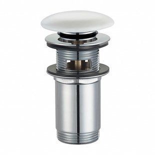 Донный клапан Omnires click-clack white A706BP, Белый