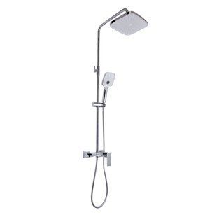 Душова система універсальна Qtap Gemini на три споживача (з виливом) QTGEM111CRM45685 Chrome, Хром