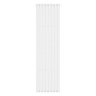 Вертикальний радіатор Navin Ellipse 480x1800-8, anticor, білий 10-012033-4880, Білий