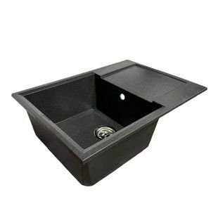 Кухонная мойка Adamant Horizon Medium 700x500x230 графит 000000000000, Графит