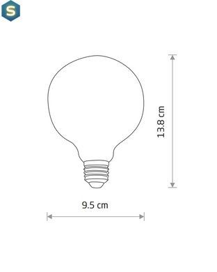 Лампочка Nowodvorski 10593 Bulb Vintage Led E27 1x6W 2200K 550Lm IP20
