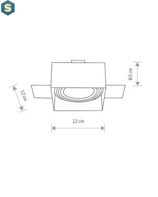 Точечный светильник Nowodvorski 9408 Mod GU10 1x75W IP20 Wh