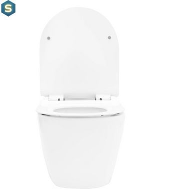 Подвесной унитаз Rea Carlo Flat mini N Tornado white REA-C1259, Белый