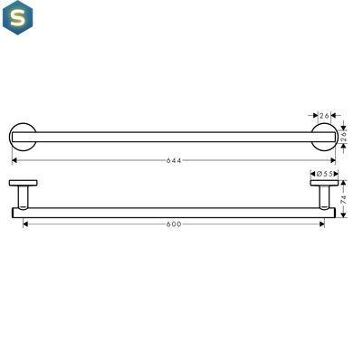 Держатель для полотенец Hansgrohe Logis 41716000