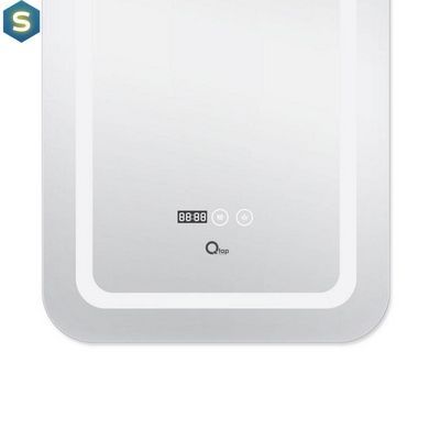 Зеркало Qtap Mideya с антизапотеванием (DC-F911) 500х800 QT2078F911W, Белый