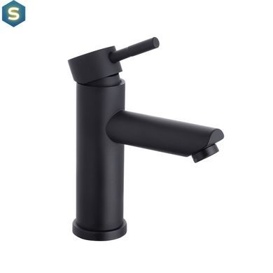 Змішувач для раковини Kroner KRP Edelstahl Klassisch - SCH010 CV025653, Черный матовый