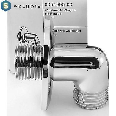 Шланговое під'єднання Kludi A-QA 6054005-00, Хром