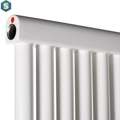 Дизайнерський радіатор Betatherm PS Style 1 H-1800 мм, L-441 мм з бічним підключенням PS 1180/12 9016M 34, Белый матовый