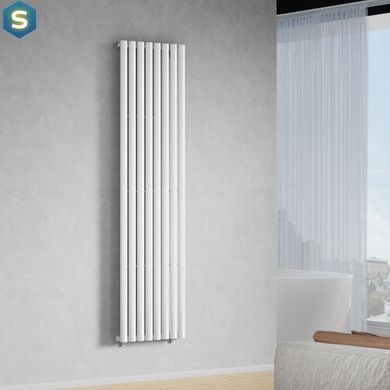 Вертикальний радіатор Navin Ellipse 480x1800-8, anticor, білий 10-012033-4880, Білий