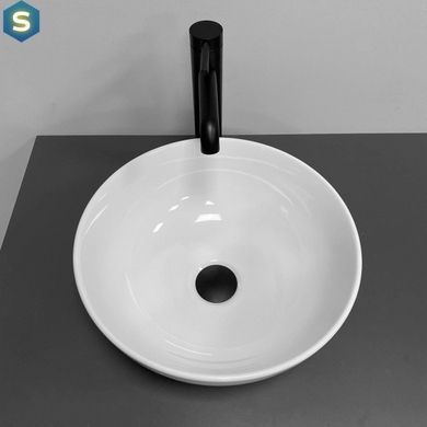 Умывальник VBI Amalfi white glossy накладний VBI-013402, Білий