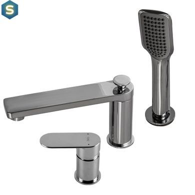 Змішувач для ванни Topaz Barts TB 07111-H36, Хром
