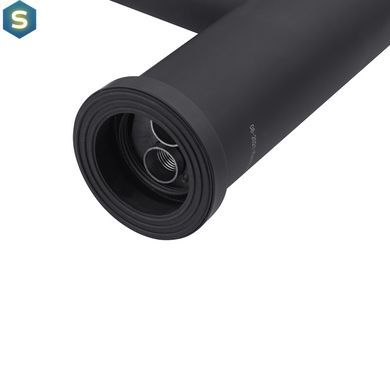 Змішувач для раковини Kroner KRP Edelstahl Klassisch - SCH010 CV025653, Черный матовый