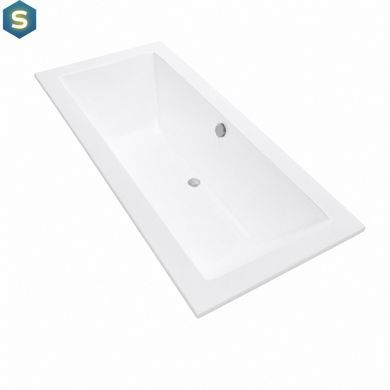 Акриловая ванна VBI Civetta встраиваемая прямоугольная 160x70 белая VBI-071516, Белый