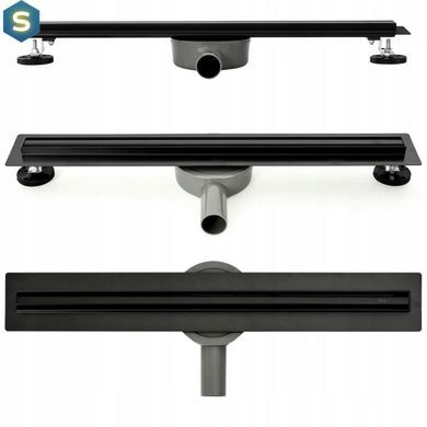 Душовий канал Rea Neo Slim Pro black 70 см REA-G8901