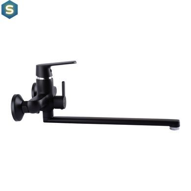 Змішувач для ванни Globus Lux Laguna GLA-0208-10-BB, Черный матовый