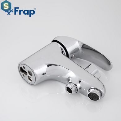 Смеситель для умывальника с гигиеническим душем шпилька &Oslash;40 Frap 1/10 F1221, Хром