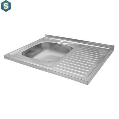 Кухонная мойка Kroner KRP Dekor-6080L (0,6 мм) CV022814, Decor