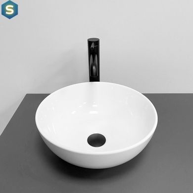 Умывальник VBI Amalfi white glossy накладний VBI-013402, Білий