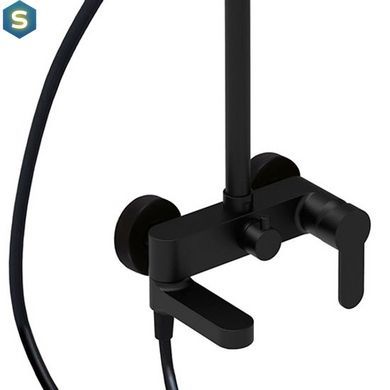 Душова система Paffoni Blu ZCOL 632 NO, Черный матовый