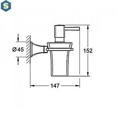 Дозатор для мыла Grohe Grandera 40627IG0