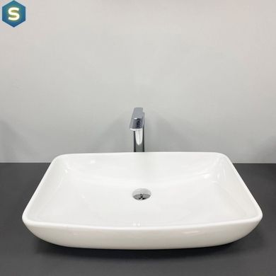 Умивальник (раковина) VBI SILVI 60 WHITE накладний, Білий