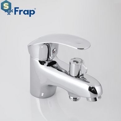 Смеситель для умывальника с гигиеническим душем шпилька &Oslash;40 Frap 1/10 F1221, Хром
