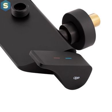 Душова система Qtap Sloup 51105OGB, Черный матовый