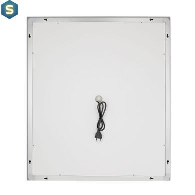 Зеркало Qtap Mideya 700х800 с LED-подсветкой Touch, с антизапотеванием, с часами, диммером яркости QT2078DCF7080W