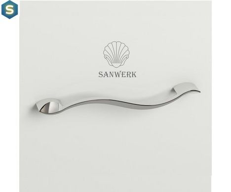 Тумба напольная Sanwerk "Миндаль" 100 белая с умывальником "Сава" (MV0000911), Белый