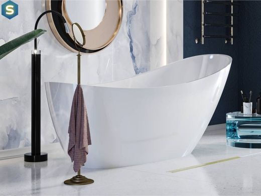 Ванна Miraggio Marina 1745x725 глянсова 0002005, Білий