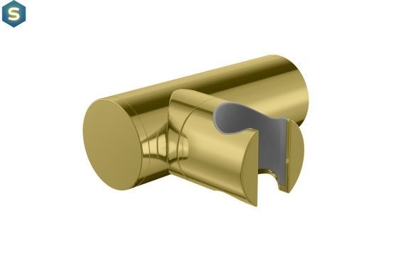 Змішувач для душу Kohlman Experience gold настінний KPL-QW120EGD, Золотий