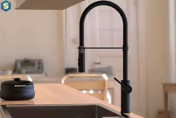 Змішувач для кухні Paffoni Light LIG179NO, Черный матовый