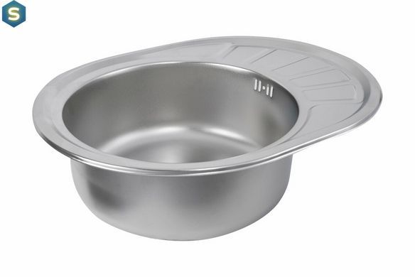 Кухонна мийка з нержавіючої сталі Platinum сатин 5745 (0,6/170 мм), R, Satin