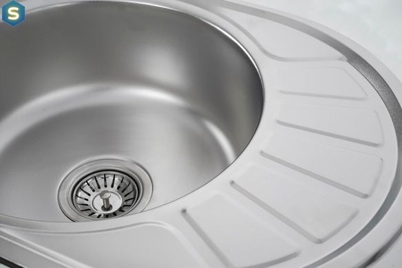 Кухонна мийка з нержавіючої сталі Platinum сатин 5745 (0,6/170 мм), R, Satin