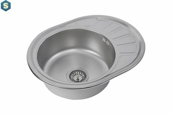 Кухонна мийка з нержавіючої сталі Platinum сатин 5745 (0,6/170 мм), R, Satin