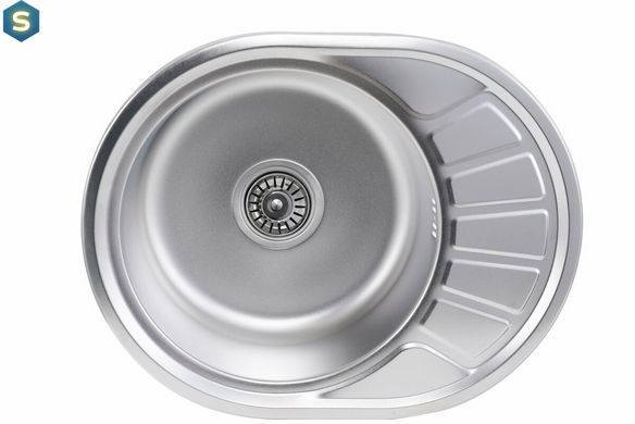 Кухонна мийка з нержавіючої сталі Platinum сатин 5745 (0,6/170 мм), R, Satin
