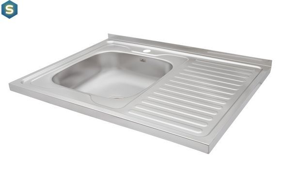 Кухонная мойка Kroner KRP Dekor-6080L (0,6 мм) CV022814, Decor