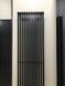 Дизайнерський радіатор Betatherm Quantum 1 H-1800 мм, L-405 мм нижнє підключення BQ 1180/10 9005М 99, Черный матовый
