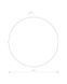 Світильник Nowodvorski 7636 Ring LED 1x12W 3000K 640Lm IP20 Bl