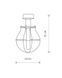 Люстра Nowodvorski 9741 Manufacture E27 1x60W IP20 Bl