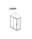 Душевая кабина Ravak 10&deg; 10AP4-120x90 белый+transparent 0ZVG70100Z1